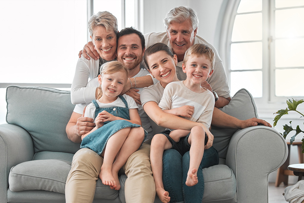 Happy Family portrait